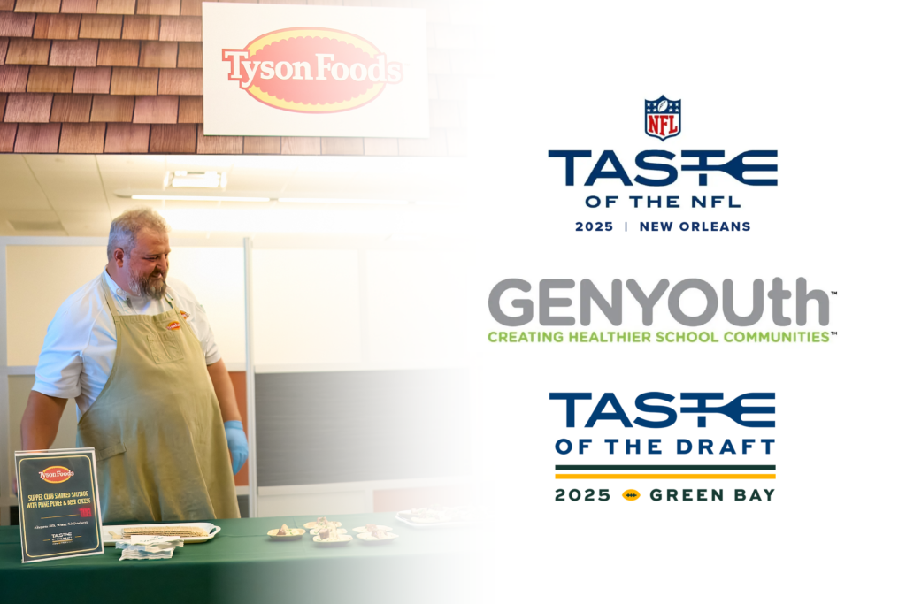 A blog header image about Taste of the NFL and Taste of the NFL Draft
