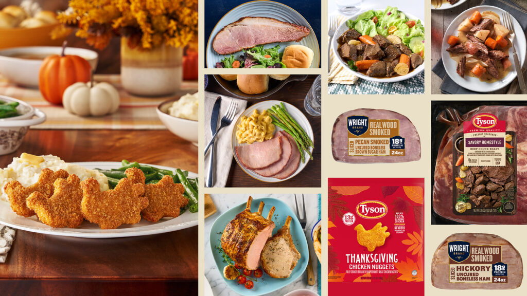holiday products from Tyson Foods