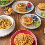 Jimmy Dean protein lineup on a table