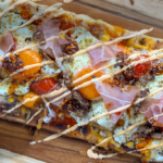 Jimmy Dean sausage breakfast flatbread