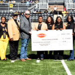 Donation check presentation at UAPB